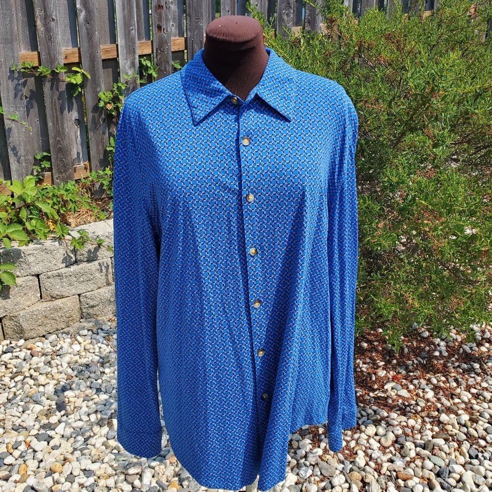 MICHAEL KORS MENS BUTTON DOWN SIZE XL - Picture 3 of 10